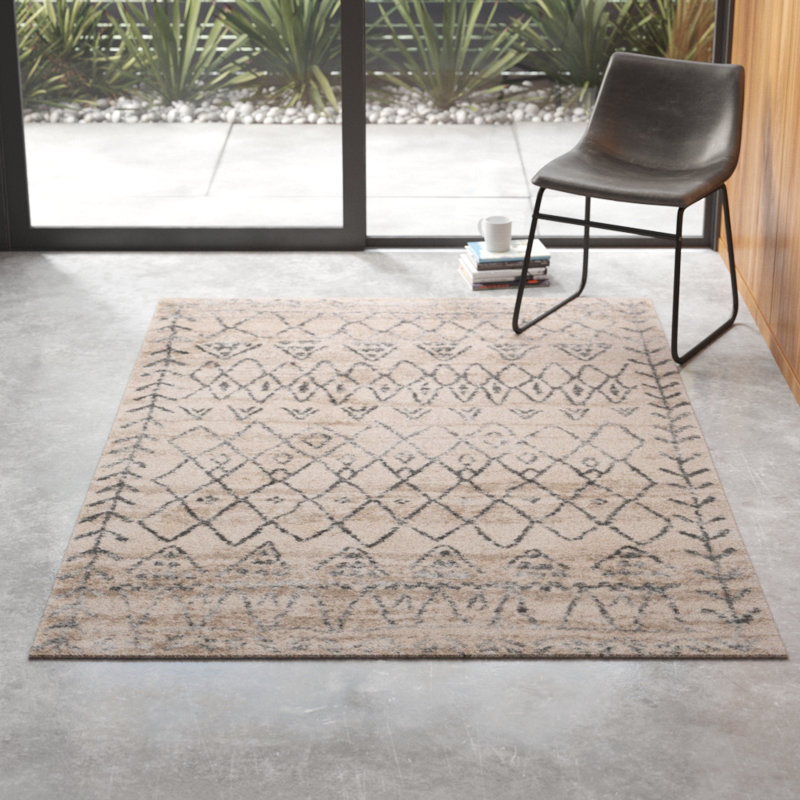 Wheaton Distressed Tan/Gray Area Rug AllModern